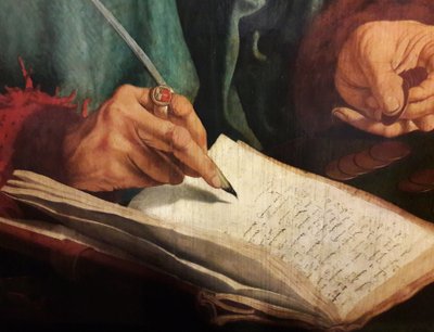 Dos recaudadores de impuestos de Marinus van Roejmerswaelen